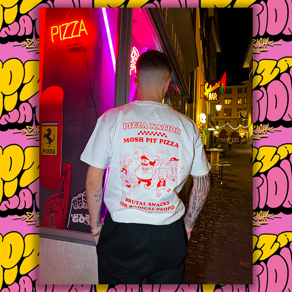 MOSH PIT PIZZA TEE (LIMITED)